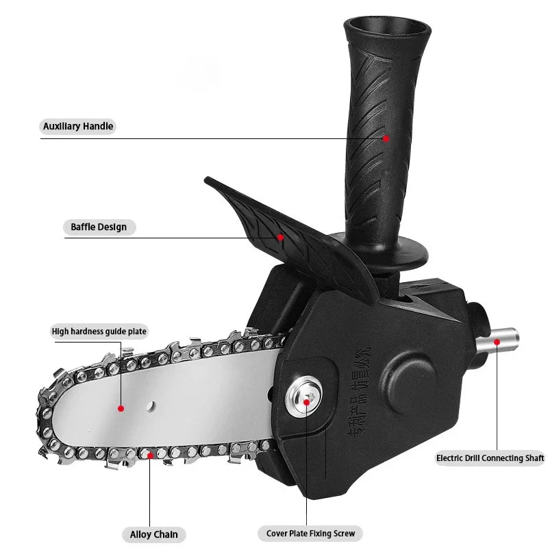 4/6-Inch Multifunction Household Mini Electric Drill To Electric Saw Converter Hand Construction Logging Garden Saw Converter