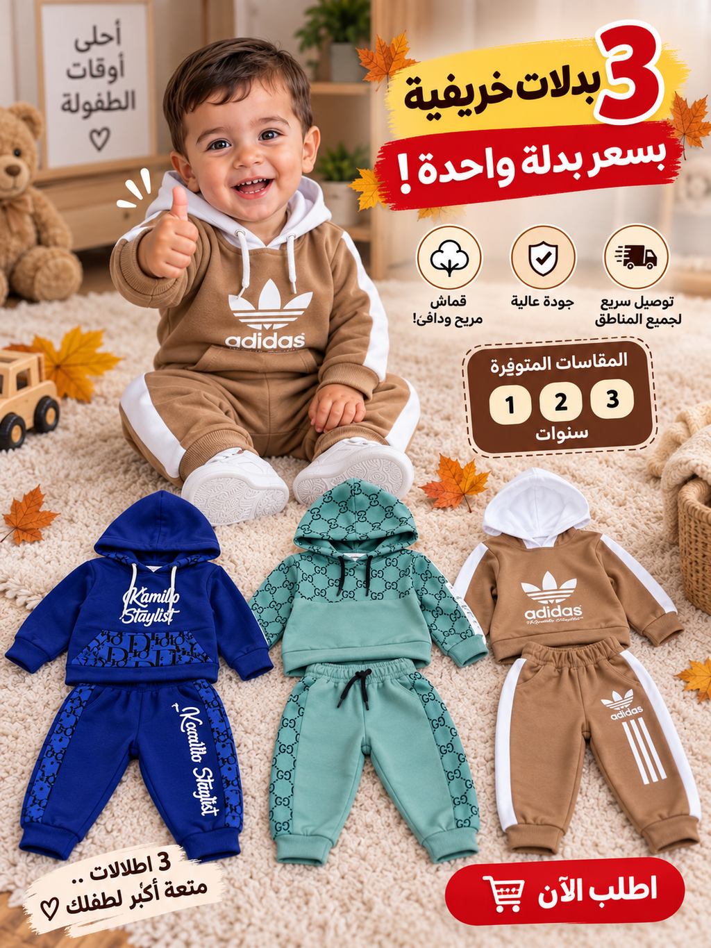 مجوعة 3 بدلات بسعر بدلة واحدة guchi