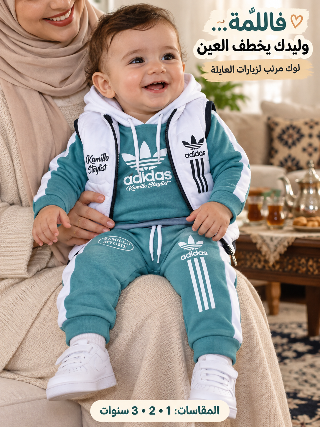 ENSSMBLE ADIDAS 3PCS