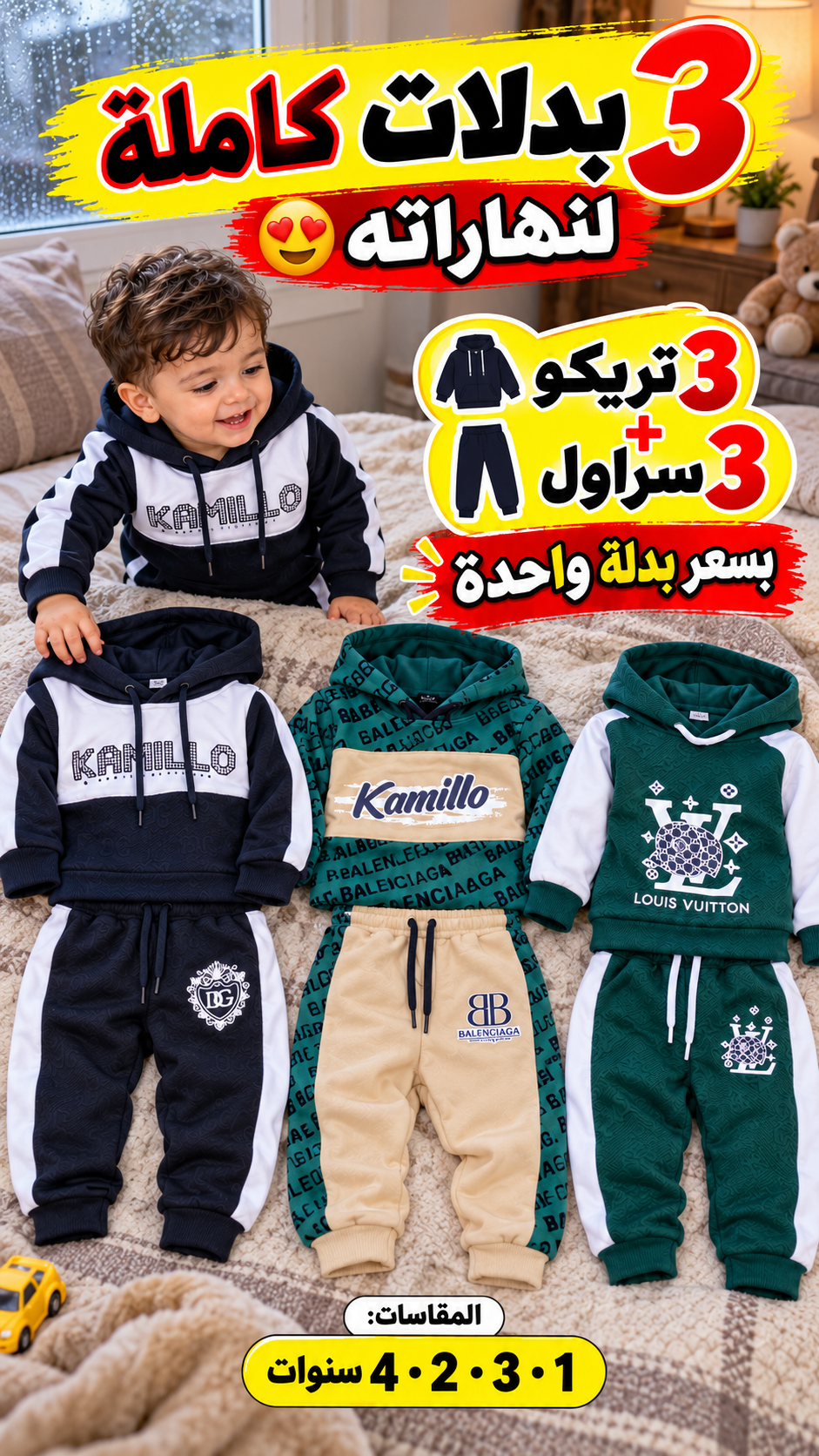 مجموعة بدلات مختلفة جاكار