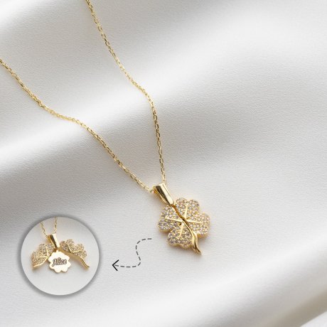 Flower Heart Necklace