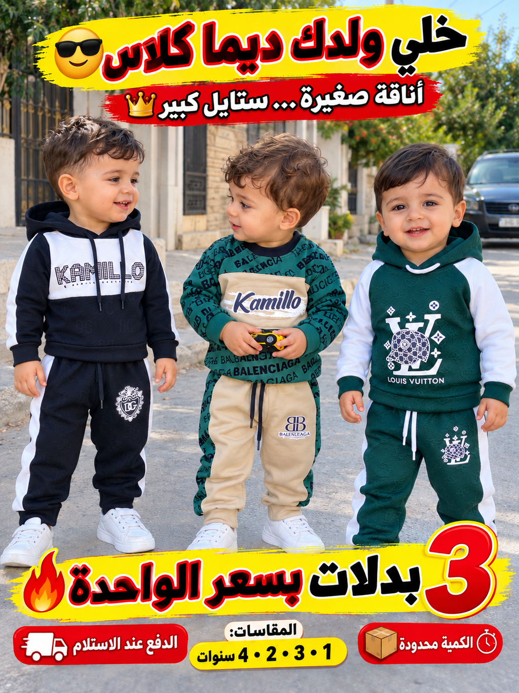 مجموعة بدلات مختلفة جاكار