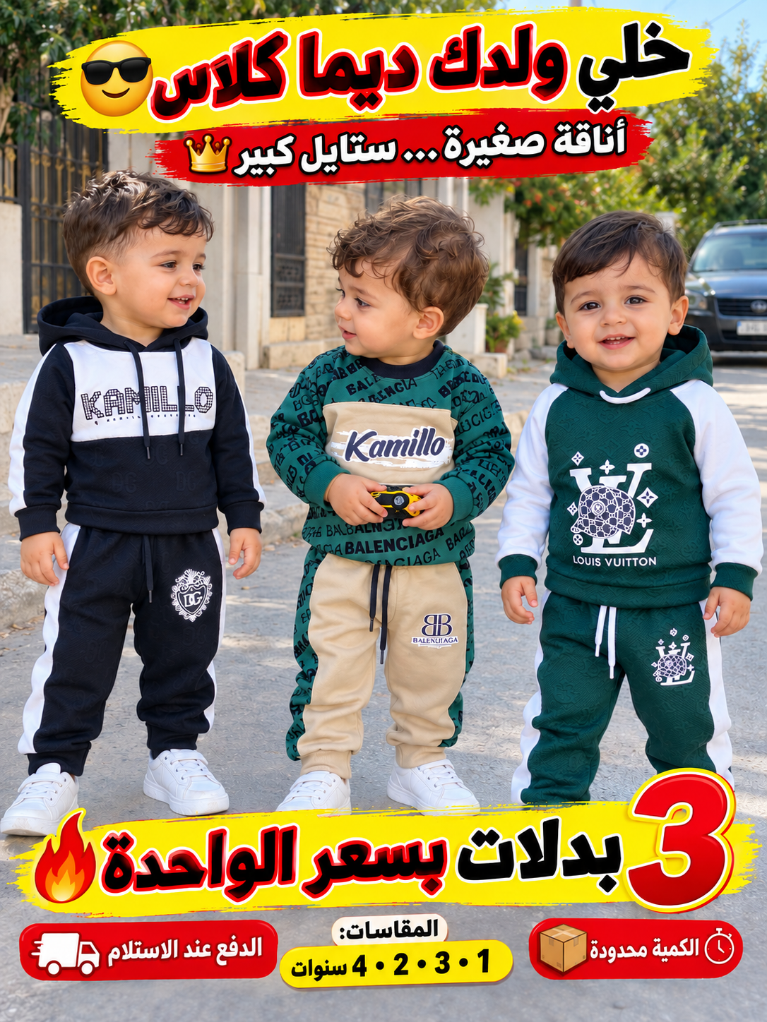 مجموعة بدلات مختلفة جاكار