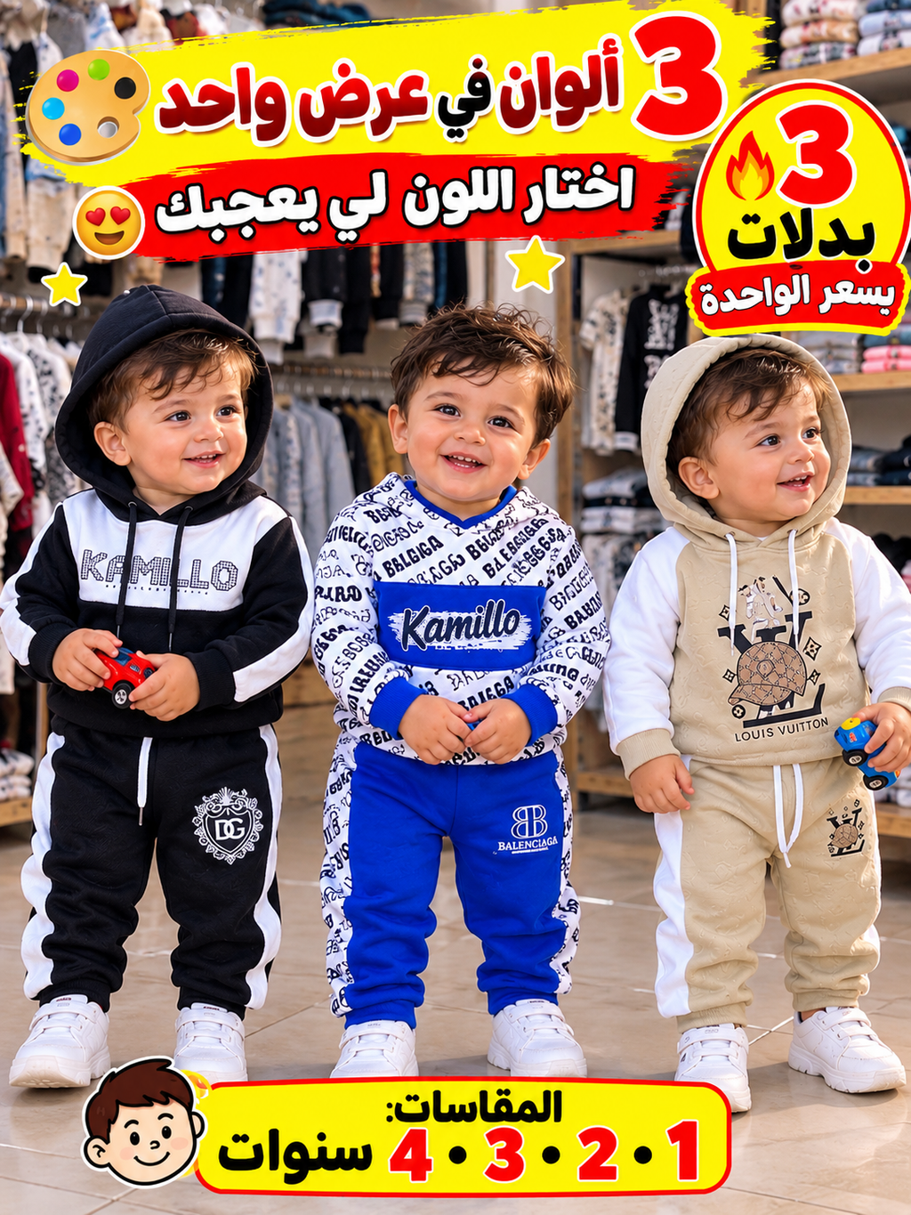 مجموعة بدلات مختلفة جاكار