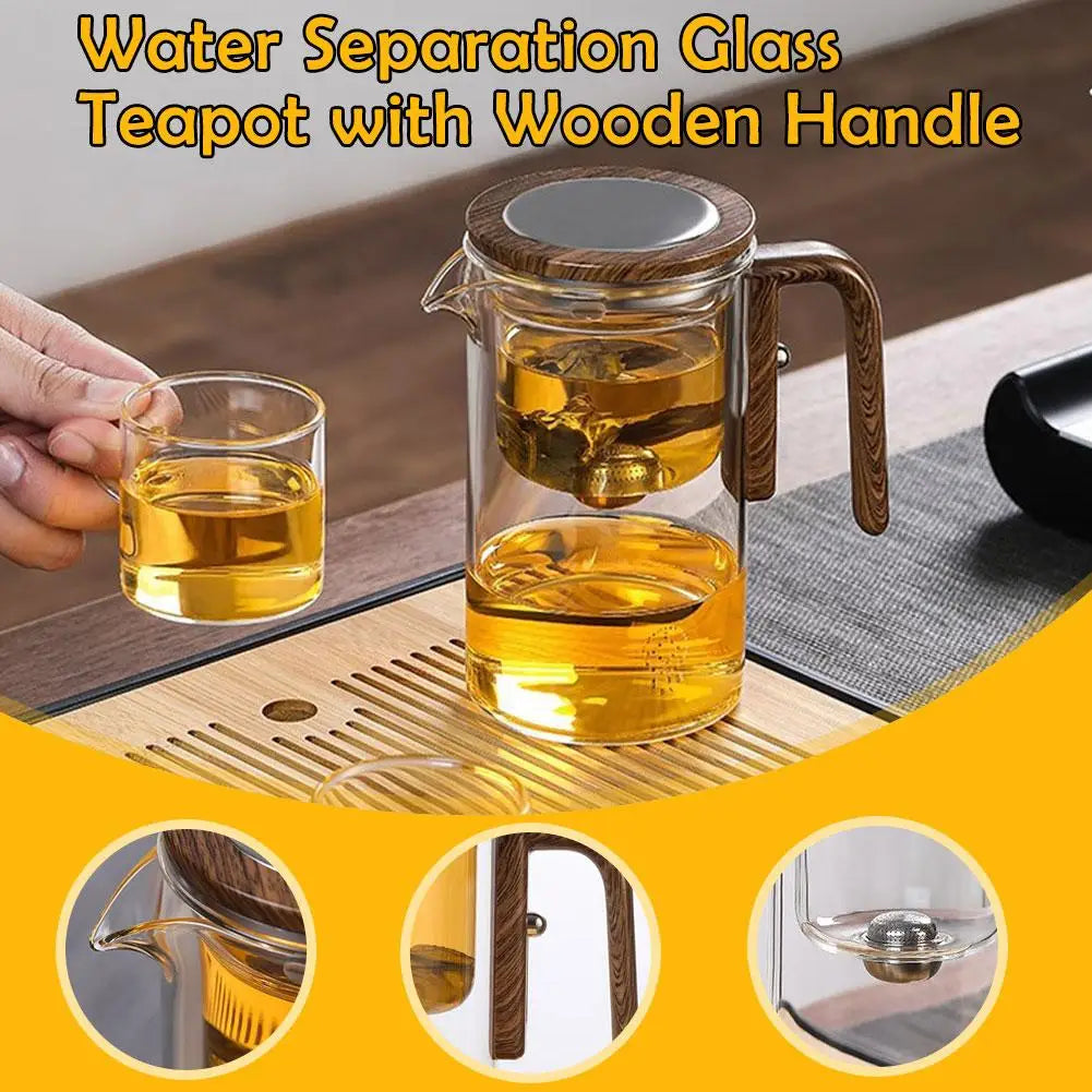PureBrew Glass Teapot – Elegant Infusion for Perfect Herbal Tea